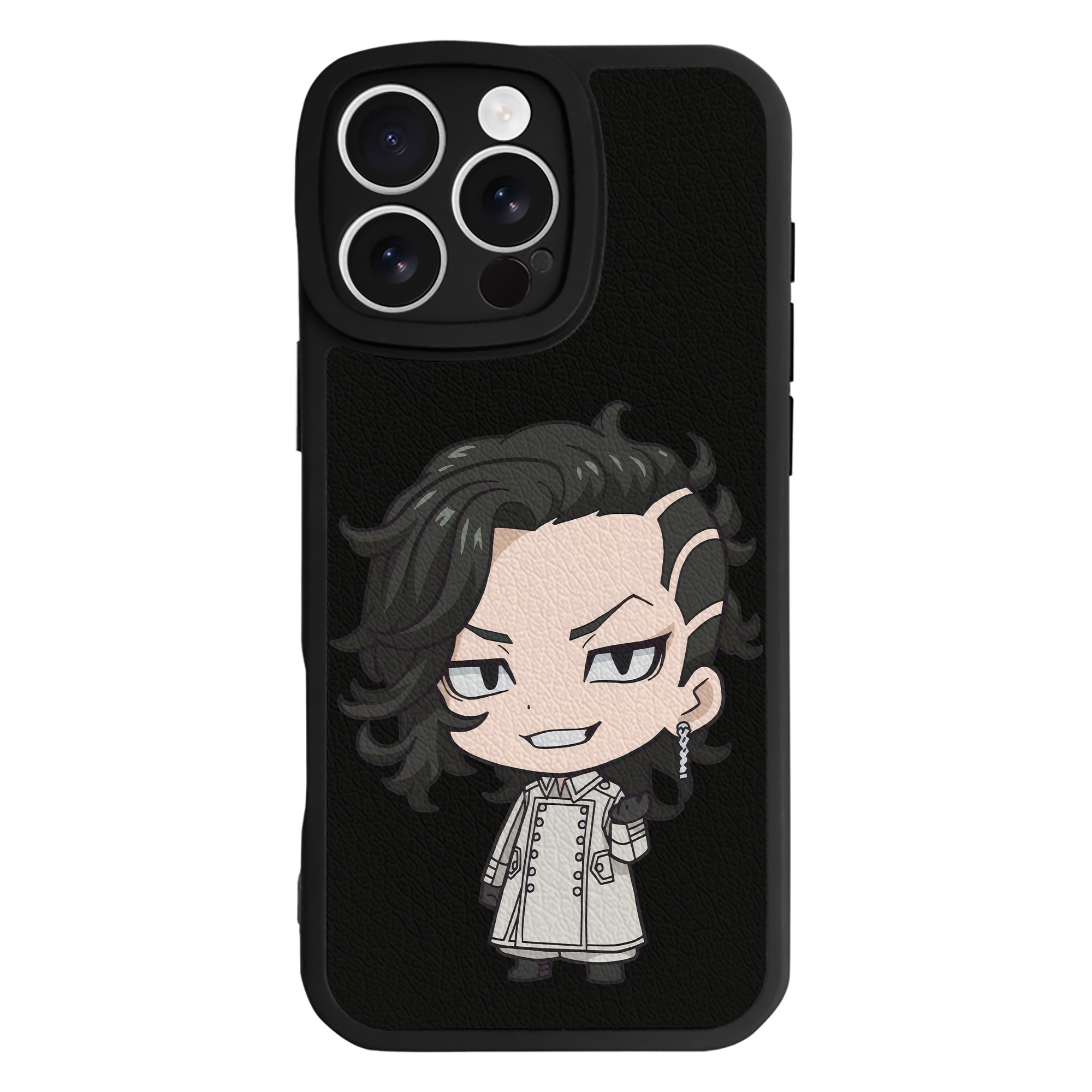 （画像用） 東京リベンジャーズ Tokyo Revengers 【iPhone 16シリーズ対応】シリコンスマホケース（レザー調） 材質：シリコン